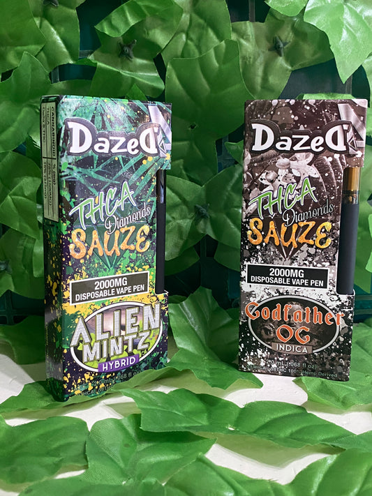 Vape Dazed Diamonds Sauze THCA 2g