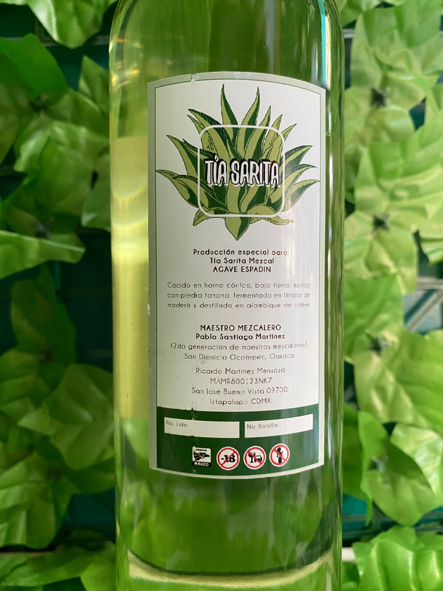 Mezcal Tia Sarita THC