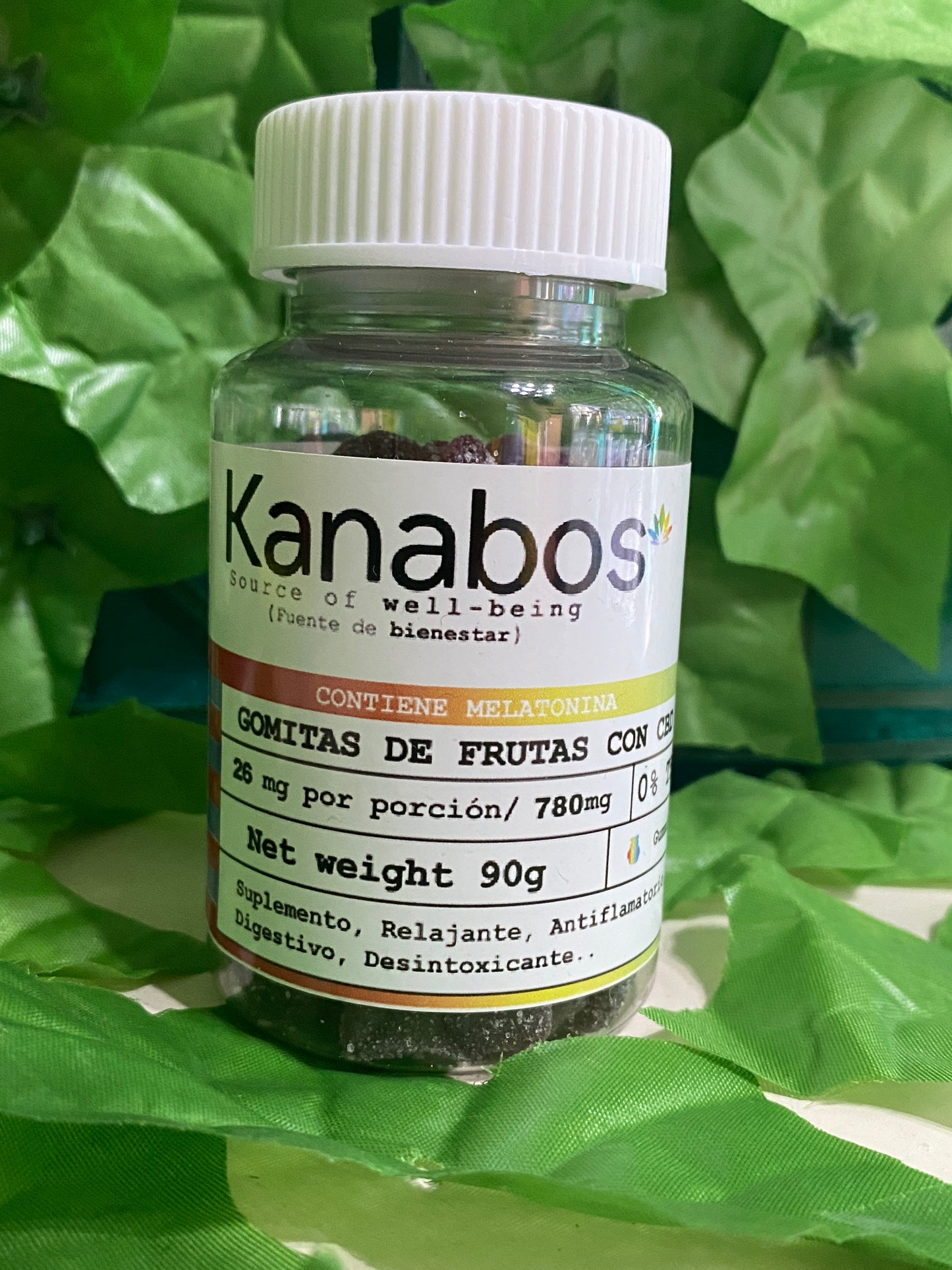Gomitas de CBD de Melatonina de 15 y 26 mg